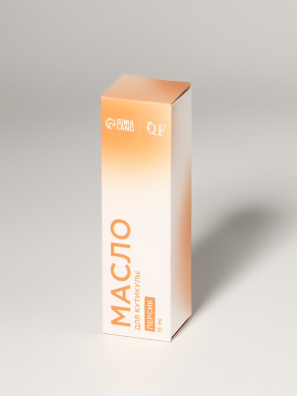 Масло д/ногтей и кутикулы 15мл ПЕРСИК бут с пип к/кор QF
