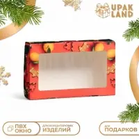 Коробка подарочная складная &laquo;Поздравление&raquo;, 20&times;12&times;4 см