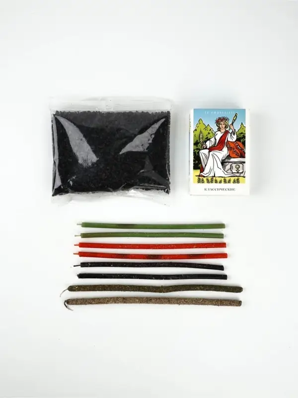 Набор для гадания &laquo;Карты Таро&raquo; в новом исполнении, 78 карт, соль, свечи