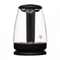 Чайник HYK-G1001 1,7л 2200Вт черный (стекло)