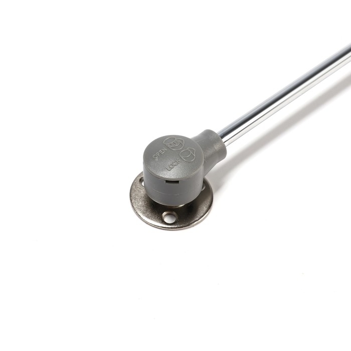 Газлифт 120N CAPPIO, с доводчиком, бесшумное открывание/закрывание, серый