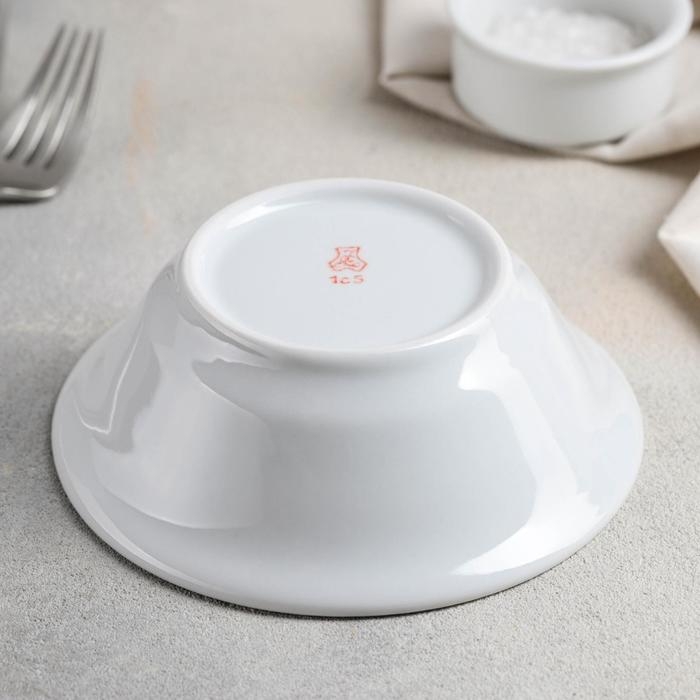 Салатник Добрушский завод &laquo;Сирень&raquo;, 360 мл, d=14.5 см, фарфор, белый