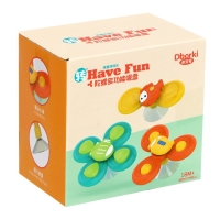 Набор спиннеров для ванной на присосках &laquo;Транспорт&raquo;, 3 шт. в наборе