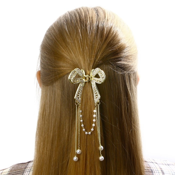 Краб для волос новогодний &laquo;Самая очаровательная&raquo;, на Новый год, 6 х 5,5 см