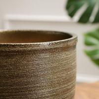 Горшок цветочный "Золото" с поддоном, 5л