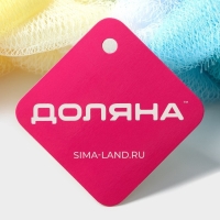 Мочалка для тела Доляна &laquo;Радуга&raquo;, 70 гр