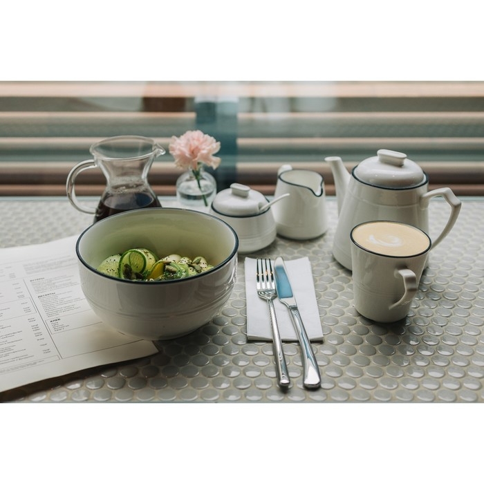 Салатник фарфоровый Magistro &laquo;Морской бриз&raquo;, 250 мл, d=11,5 см