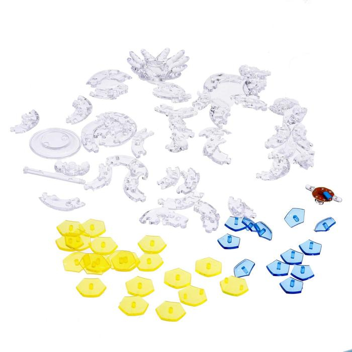 Пазл 3D кристаллический &laquo;Мяч&raquo;, 77 деталей, световые эффекты, работает от батареек, МИКС