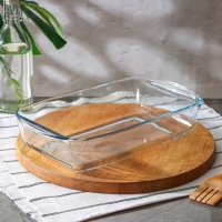 Форма прямоугольная для запекания из жаропрочного стекла Borcam, 2,7 л, 33,6&times;19&times;7 cм