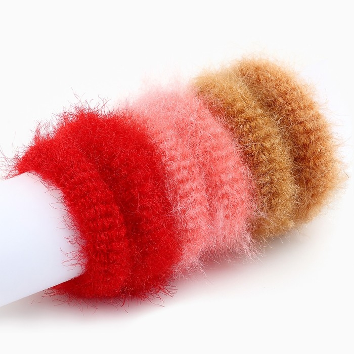 Набор резинок "Пушистые с блестками", 12 штук, 2 см, Коты аристократы