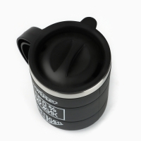 Термокружка "Мастер К" Поход "100 % мужик", 450 мл, сохраняет тепло 2 ч, 10.5х8.5 см