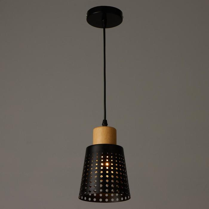 Светильник BayerLux 1666/1BK E27 40Вт черный 13х13х21 см