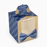 Коробка складная &laquo;Мужской стиль&raquo; 14 х 16 х 14 см