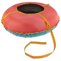 Тюбинг-ватрушка &laquo;Эконом&raquo;, диаметр чехла 105 см, цвета МИКС