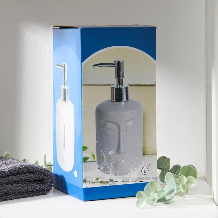 Дозатор для жидкого мыла &laquo;Тотем&raquo;, 330 мл, цвет чёрный