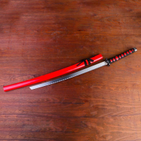 Сувенирное оружие &laquo;Катана на подставке&raquo;, красные ножны, 103см