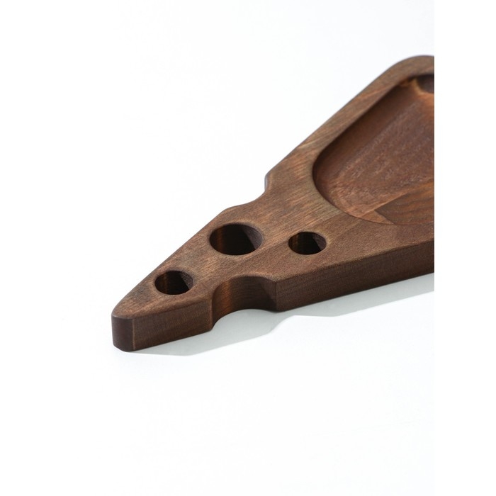 Доска для сыра Adelica &laquo;Для подачи&raquo;, 24&times;14&times;1,8 см, массив берёзы, цвет шоколадный