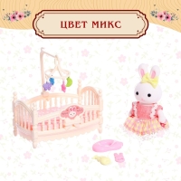 Набор игровой &laquo;Зайчики&raquo; с мебелью и аксессуарами