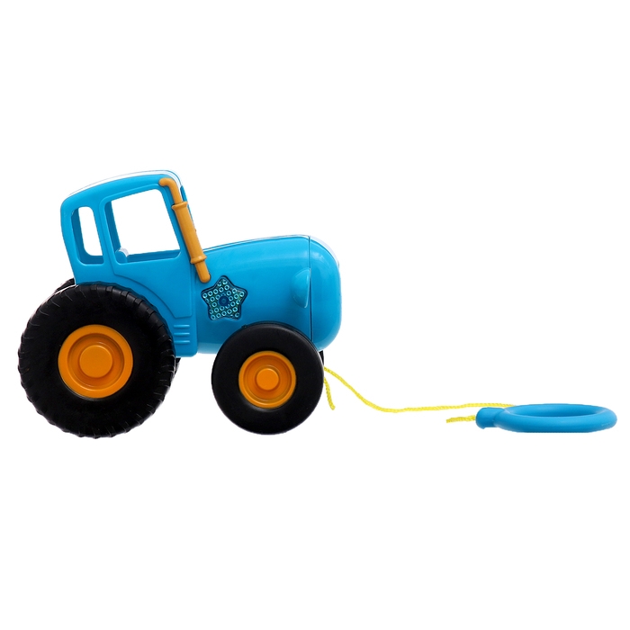 Каталка &laquo;Синий трактор&raquo;, 35+ песен, стихов, звуков, световые эффекты, на батарейках