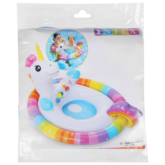 Круг для плавания &laquo;Зверюшки&raquo;, с сиденьем, от 3-4 лет, цвет МИКС, 59570NP INTEX