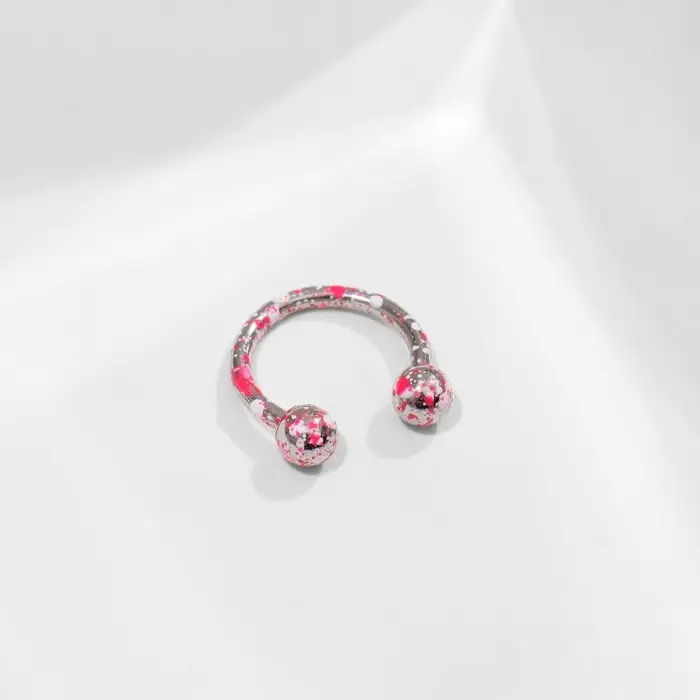 Пирсинг в бровь &laquo;Шарики&raquo;, d=0.8 см, МИКС (фасовка 20 шт.)