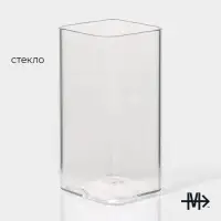 Набор стаканов стеклянных &laquo;Квадро&raquo;, 2 предмета: 350 мл