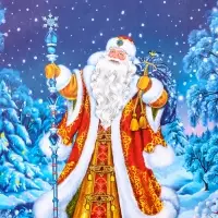 Пакет подарочный новогодний ламинированный, &laquo;Дед Мороз&raquo; , 33&times;10&times;42.5 см