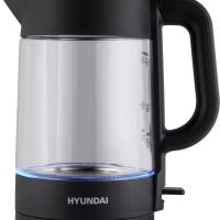 Чайник HYK-G7707 1,7л 2200Вт графит (стекло)