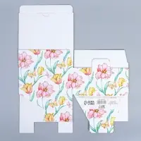 Коробка подарочная сборная, упаковка, &laquo;С 8 марта&raquo;, 15 х 15 х 7 см