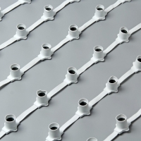 Гирлянда &laquo;Белт-лайт&raquo; 50 м, IP65, 5W, белая каучуковая нить, шаг 15 см, Е27 (без ламп), 220 В