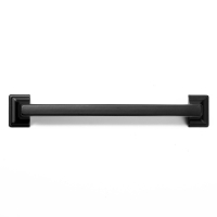 Ручка-скоба CAPPIO RSC038, цинк, м/о 128 мм, цвет черный, 4 шт.