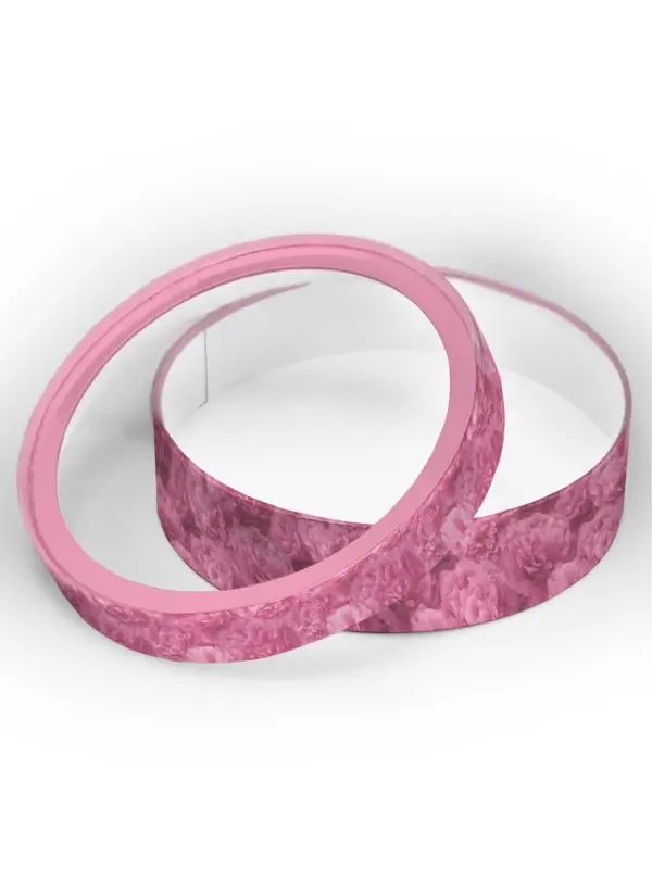 Коробка тубус с окном &laquo;Нежные пионы&raquo;, 20 х 20 х 5 см