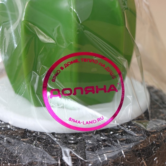 Щётка для мытья посуды Доляна &laquo;Кактус&raquo;, металлическая губка, d=8 см