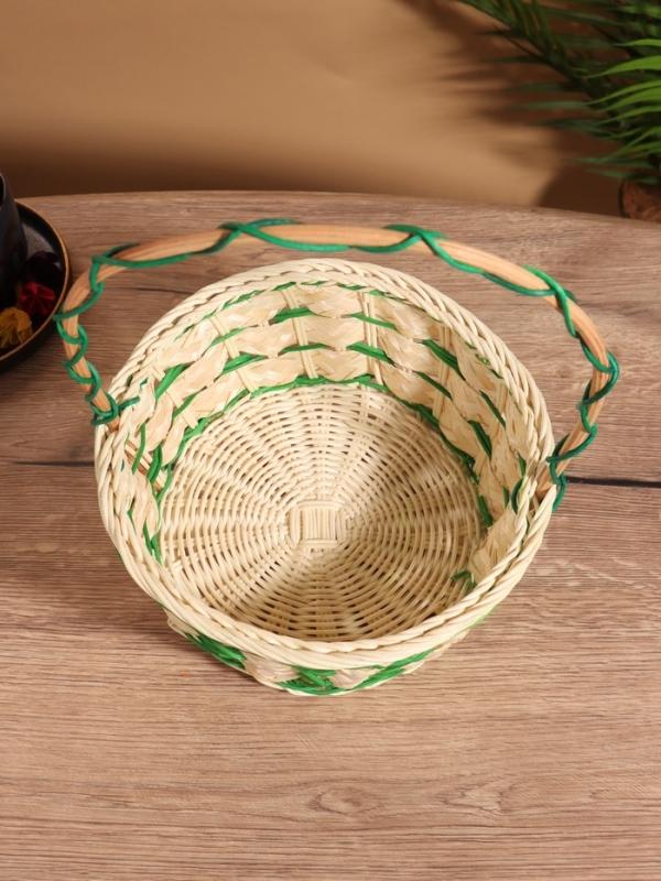 Корзина плетеная 22x22x30 см, ротанг