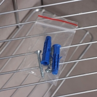 Полка настенная, с мыльницей, 20&times;20&times;15,5 см, цвет хром