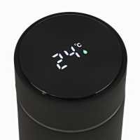 Термос, 500 мл, Basic "Мастер К. Герб", с ситом, с датчиком температуры, сохраняет тепло 10ч