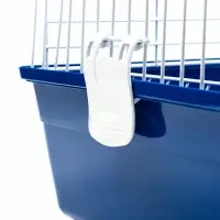 Клетка усиленная для кроликов, 60 х 36 х 32 см, синяя