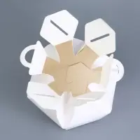 Коробка складная, 10&times;10&times;13 см, белая