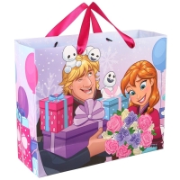 Пакет подарочный, 31х26х11 см, упаковка, Холодное сердце