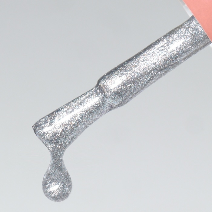 Гель лак для ногтей &laquo;CAT`S EYE PEARL&raquo;, 3-х фазный, 10 мл, LED/UV, цвет серебристый (58)