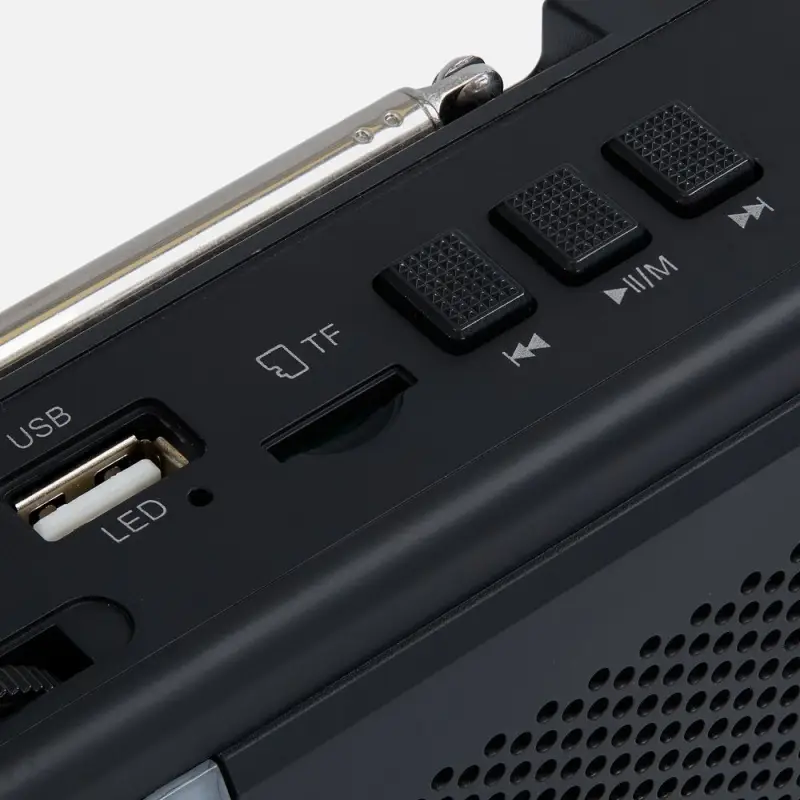 Bluetooth-колонка с радио Comradio, черная