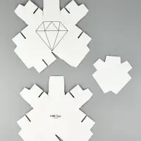 Коробка подарочная под бижутерию &laquo;Белая, тиснение&raquo;, 10 х 9 х 3.5 см