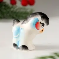 Сувенир Пони малая, 4,5х4,5х2,5см, гжель, цвет