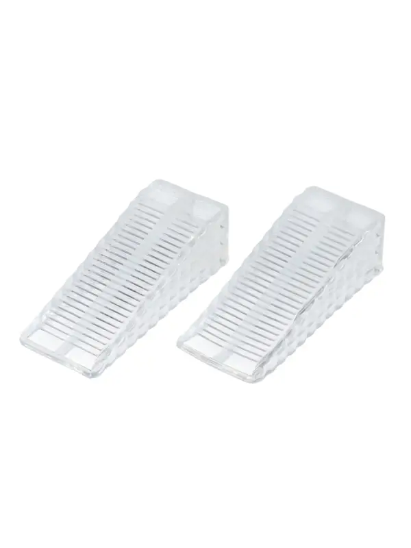 Ограничитель для дверей и окон ТУНДРА SP005, напольные, 96х40 мм, набор 2 шт