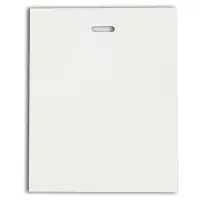 Пакет полиэтиленовый с вырубной ручкой, белый 50-60 См, 70 мкм