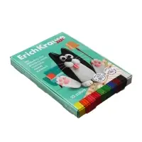 Пластилин мягкий (восковой) 10 цветов, 130 г, ErichKrause "Baby", со стеком, на растительно основе, с Алоэ Вера , европодвес