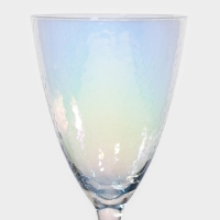 Набор бокалов для вина стеклянный Magistro &laquo;Жемчуг&raquo;, 400 мл, 9,5&times;23,5 см, 2 шт, цвет перламутровый