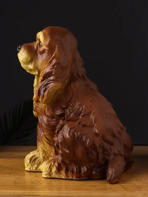 Копилка собака "Спаниэль сидящий" 17х13х19 см