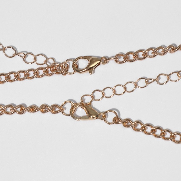 Портупея &laquo;Жемчуг&raquo; ряд, цвет белый в золоте