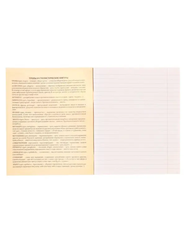 Тетрадь предметная 48 листов в линейку, Calligrata &laquo;Герб. Литература&raquo;, обложка мелованный картон